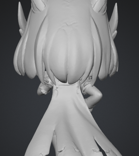 🎮 Nefer Chibi - Genshin Impact 3D Model・Free STL File for 3D printing・Cults