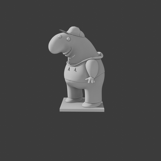 CHARLIEFRONT.png Smiling Friends: Charlie - Standalone 3D Printable Figure