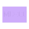 Stand Tag - MD-11.stl Multipart Stand