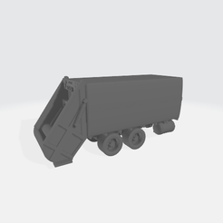 Garbage_Photo.png Free STL file 1950's Large Garbage Truck - Modular・3D printer model to download