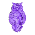 P111 3d printer.stl owl skull