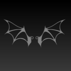 aans Bat Wings Earrings