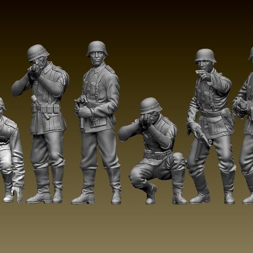 435345324.jpg German soldiers 3D print model