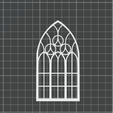 Screenshot-2026-06-16-121951.png Gothic Windows STL & SVG  Set-3   (18 Authentic Designs in 1) | Wall Decor | Detailed Customizable Gothic  Cathedral Windows
