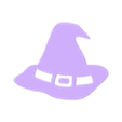 Witch Hat for Snap Badge.stl Halloween Snap Badge Set