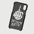 Case Iphone X y XS Fuck you1.png Case Iphone X/XS Fuck you