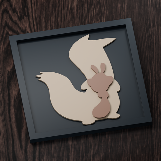 Furret Line - Pokemon Silhouette Frame | Normal, Inverse & Scaled STL