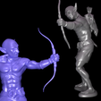 preview4.png Goblin archer model for 3D print