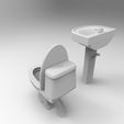 8.jpg Bathroom Furniture - 1-35 scale diorama accessory