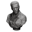 012a.png 012 Figura busto US soldier cold war era, escala 1/10