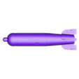 CBU-58 Cluster Bomb 1-72.stl 1-72 Scale CBU-58 / SUU-30 Dispenser Cluster Bomb