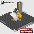 Flexi-Town-Pelican,-I5.jpg Флекси Пеликан, артикулированная фигурка-фиджет, 3мф в комплекте