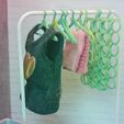 MULIG-Clothes-rack-and-Hangers-Miniature-2-2.jpg MINIATURE IKEA-Inspired MULIG Clothes Rack with 3 Hangers  | Four (4) Items | Laundry Room Miniature Furniture Collection