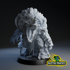 Star-Croc-1.png 3D file Fantasy Football Croc Star Player - presupported・3D printing idea to download
