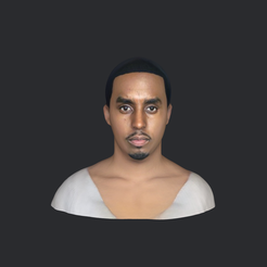 model.png P Diddy-bust/head/face ready for 3d printing