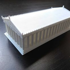 IMG-20210412-WA0011.jpg Download STL file The Parthenon of Athens (Athens Parthenon). The great temple of the goddess Athena on the acropolis of Athens (Greece). • 3D printing template, cmachinll