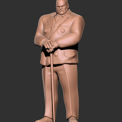 Front.png Download STL file Kingpin Marvel Figure • 3D printing object, zipp0