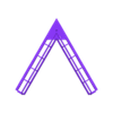 SuFu_Kite01.stl Papagaio Triforce totalmente impresso em 3D.