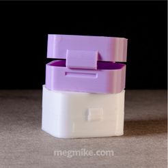 7.jpg Free STL file Customizable Print-in-place Chest Container・3D printer model to download, mikedelcastillo