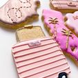 277703620_752656992390029_1681784971747125929_n.jpg Suitcases, Rolling Luggage and Tag Cookie Cutter Set (total of 3 designs)for Travel or Moving Theme