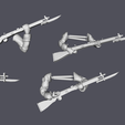 Infantry Rifles.png 28mm IJA Paratrooper Reinforced Platoon Bundle 3D print model