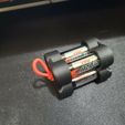 20240115_231909.jpg AA Battery Keeper / Shock Cord Battery Keeper / works with rubber bands or shock cord