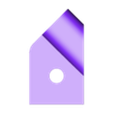 WIRE_HOLDER_-_45_DEG_FLAT.stl Anet AP8 v2 Printable 2040 V Slot Solid Extrusion w/connectors (8mm hole)