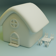 05.png Whimsical Cartoony House 3D Model
