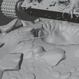 WWII-Scale-Model-on-Battlefield-Base.jpg T-34 Tank Diorama STL - WWII Soviet Tank 3D Print Model