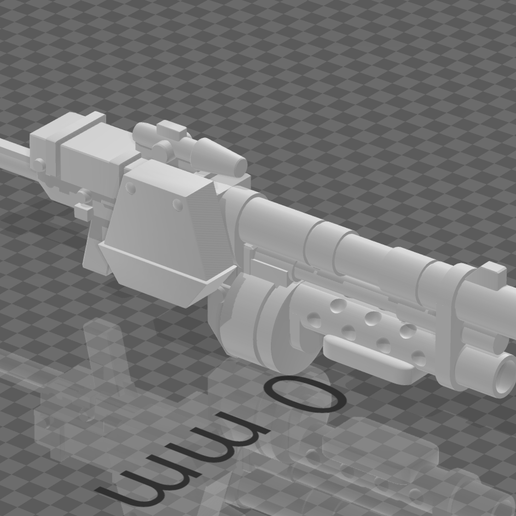 Free STL file Heavy Autocannon with Grenade Launcher ⚙️ ・3D printable ...