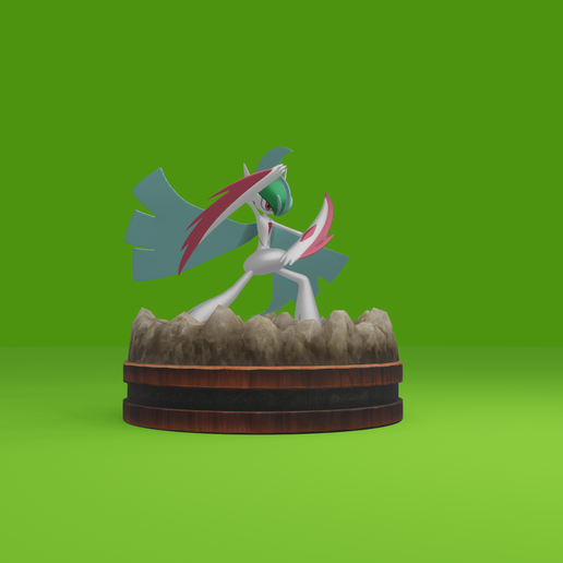 🐉 POKEMON MEGA GALLADE・ STL File for ・Cults
