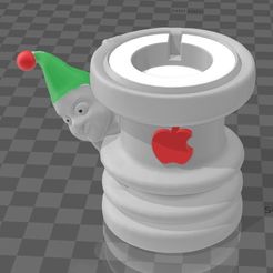 APPLE-WATCH-DUENDE.jpg Archivo STL Suporte Dock Station Apple Watch Duende・Diseño de impresión en 3D para descargar