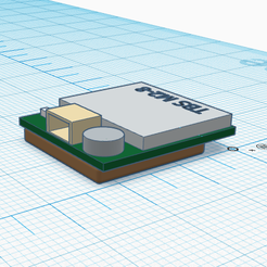 TBS_GPS_M8-2.png Free STL file TBS M8-2 GPS Module (FPV drones)・3D printer design to download