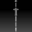 Preview14.jpg Atlantean Sword - Real Size - Conan The Barbarian 3D print model
