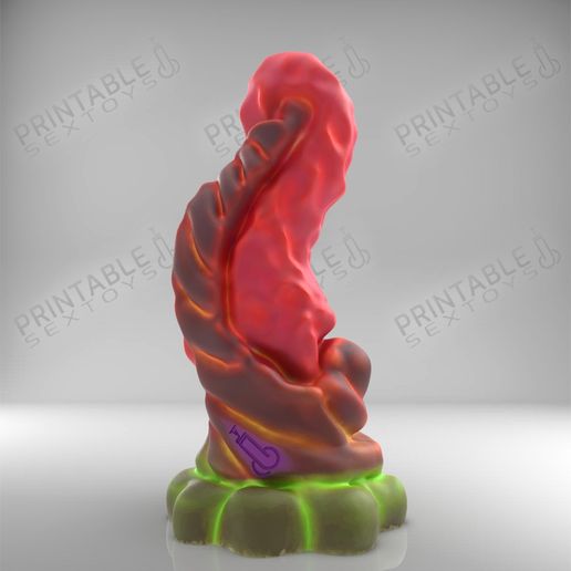 Consolador anal/vaginal - The Scarlet AbyssArchivo STL para Cults