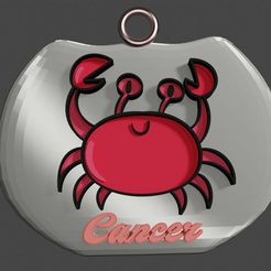 cancer.jpg SIGNO CANCER - COLLAR - LLAVERO