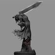 3.jpg BERSERK GUTS ON EDGE FANTASY ANIME SWORD CHARACTER 3D PRINT MODEL