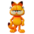 Garfield-2.png Garfield Hands on Hips STL 3D Model