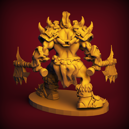 Orc_zad.9.png Orc-Grunt Free 3D print model