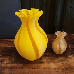 20200113_115508.jpg Free OBJ file In the moment Vase 3・3D printing design to download, Job