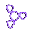 heart-hex-gen-3x-15cutout-2r.stl Customizable Rotated Heart (pick-a-weight) Fidget Spinner