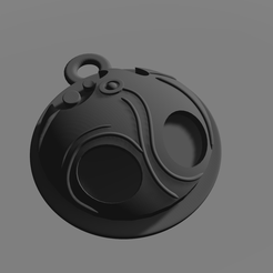 Void Heart Charm Black.png Файл OBJ Void Heart Charm Hollow Knight・Модель 3D-принтера для загрузки