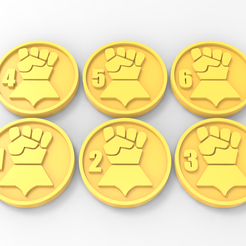 untitled.61.png Free STL file Imperial Fists Objective Markers・3D printing template to download