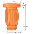 leg04-21-01-21.jpg the real furniture leg for3d printing and cnc production