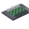 Chess_Board_V1_1.80.jpg Tablero de ajedrez cúbico - Modelo 3d imprimible - Ficheros STL - Tipo 1
