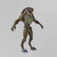 Alien0005.png Alien Creature Lowpoly Rigged