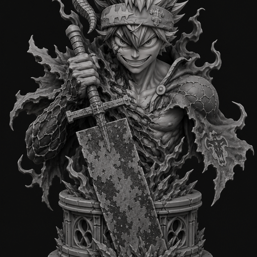 Half Demon Asta 3D model