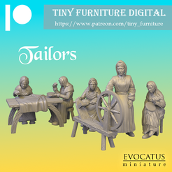 Tailors_patr.png STL file Tailors (Goldfield Peasants)・3D print design to download