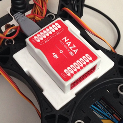 Capture d’écran 2016-11-22 à 18.25.54.png Free STL file Mount on FPV250 quad for Naza・3D print object to download