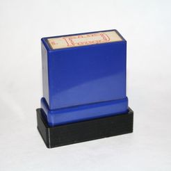 Under-shelf rubber stamp holder e.g. for stieber-pro by b--rian, Download  free STL model